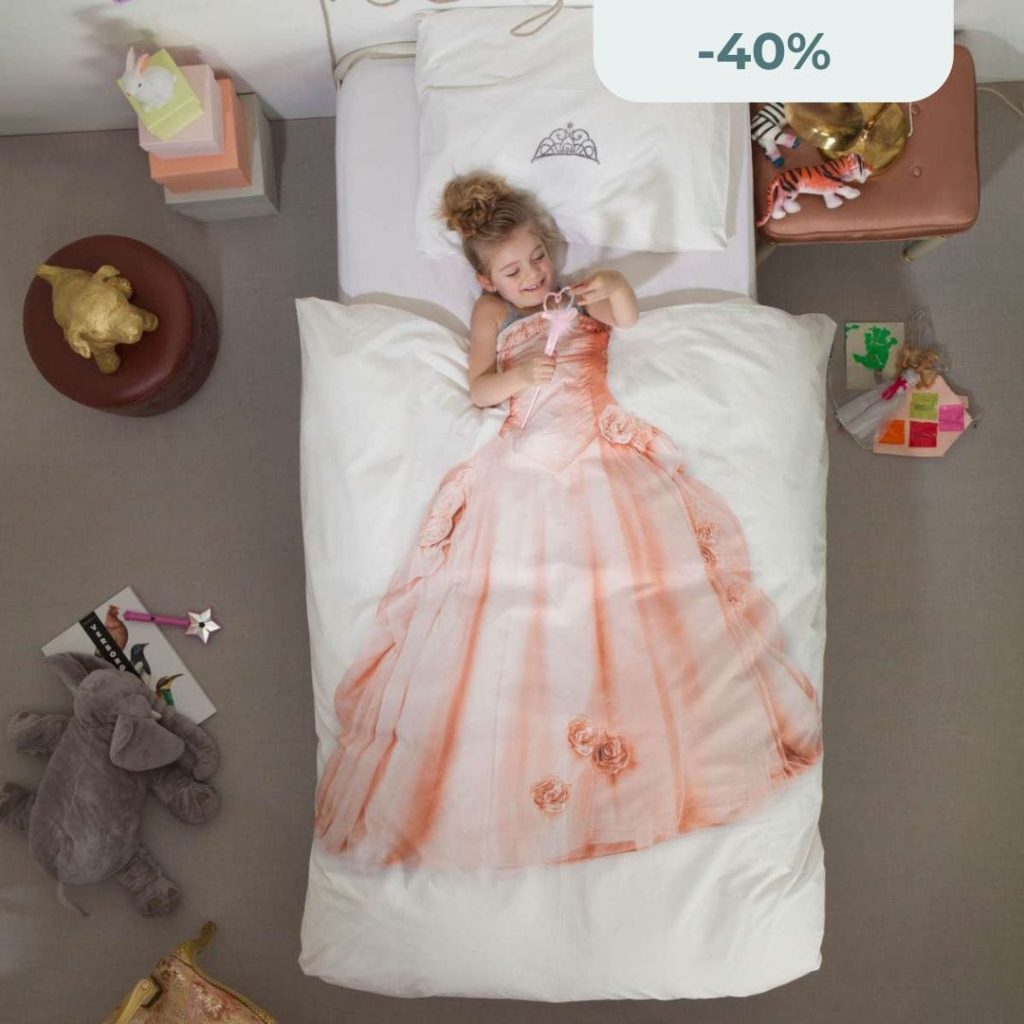 Betaal -40% op de super leuke dekbedovertrekken van Snurk.